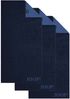 JOOP! Handtuch Classic / Infinity Kollektion, 3er Pack - Walkfrottier Blau 50x100cm Bild 1