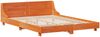 vidaXL Massivholzbett ohne Matratze Wachsbraun 140x190 cm Kiefernholz 3323703 Bild 5