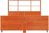 vidaXL Massivholzbett ohne Matratze Wachsbraun 140x190 cm Kiefernholz 3323703 Bild 4