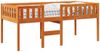 vidaXL Kinderbett ohne Matratze Wachsbraun 90x190 cm Massivholz Kiefer 855020 Bild 4
