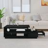 vidaXL Couchtisch Schwarz 120x50x40,5 cm Massivholz Kiefer 814418 Bild 3