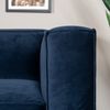 Bronx71 Samt Sofa Memphis 2,5-Sitzer dunkelblau Bild 4