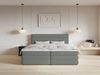 Selsey 'Alegre' Boxspringbett mit Bettkasten, grau, 160x200 cm Bild 3