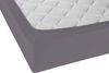 Biberna Jersey-Spannbetttuch, 100 % Baumwolle, Silber, 1x 180x200 cm - 200x200 cm Bild 2