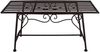 Blumenbank RITA - Stahl Schwarz-braun 45x27x83cm | Pflanzenständer Pflanzenregal Blumenregal Bild 4