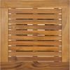 vidaXL Bartisch Grau 60x60x110 cm Poly Rattan und Massivholz Akazie 313464 Bild 4
