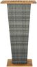 vidaXL Bartisch Grau 60x60x110 cm Poly Rattan und Massivholz Akazie 313464 Bild 2