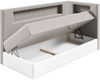Boxspringbett 'Gladino Junior 3' beige 80x200 cm Rechts Bild 3