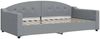 vidaXL Tagesbett Ausziehbar mit Schubladen Hellgrau 100x200 cm Stoff 3197589 Bild 4