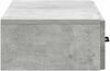 vidaXL Wandmontierter Beistelltisch Betongrau 87,5 x 34,5 x 17 cm 899008 Bild 5