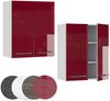 Hängeschrank Fame-Line Bordeaux Hochglanz 60 cm Vicco Bild 5