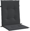 vidaXL Gartenstuhlauflagen für Niedriglehner 6 Stk. Schwarz 100x50x3cm 314138 Bild 5
