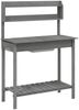 vidaXL Pflanztisch mit Waschbecken 147,5x44x139,5 cm Massivholz Tanne 156348 Bild 2