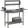 vidaXL Pflanztisch mit Waschbecken 147,5x44x139,5 cm Massivholz Tanne 156348 Bild 5