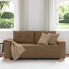 vidaXL Loveseat-Sofa Braun 180x77x82 cm Stoff 4105082 Bild 3