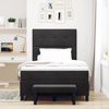 vidaXL Boxspringbett mit Kopfteil Schwarz 190 x 120 cm Samt 3344500 Bild 3