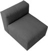 Sofa Element ohne Armlehne Kattrina Flachgewebe anthrazit Bild 3