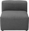 Sofa Element ohne Armlehne Kattrina Flachgewebe anthrazit Bild 1