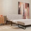 Bronx71 Schlafsofa 2-Sitzer Mikko recycelter Stoff beige Bild 4