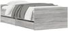 vidaXL Bett mit Schubladen Grau Sonoma 75x190 cm 3207390 Bild 4