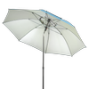 Doppler 'Windprofi' Sonnenschirm, mit Tragetasche, Ø 200 cm, blau Bild 3