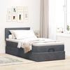vidaXL Ottoman-Bett mit Matratze Dunkelgrau 100x200 cm Samt 3311754 Bild 3