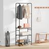 vidaXL Kleiderständer Grau Sonoma 60 x 30 x 171 cm Holzwerkstoff 868460 Bild 4