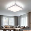 LED Deckenleuchte, Stahl, Glas, weiß, L 38,5 cm Bild 4