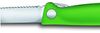 Victorinox Swiss Classic faltbares Gemüsemesser Wellenschliff (11 cm), Grün Bild 4