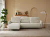 Vente-unique - DURIMA Sofa Stoff Beige - B 168 cm x H 95 cm x L 290 cm Bild 2