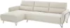 Vente-unique - DURIMA Sofa Stoff Beige - B 168 cm x H 95 cm x L 290 cm Bild 4