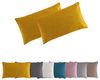 MOON Heimtextilien Kissenhülle 2er Pack Kissenbezug versch. Größen Polyester Reißverschluss Moon, Leinen-Optik Bild 4