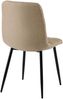 Esszimmerstuhl FANOR - Stoff Taupe 45x55x84 cm | Essstühle Esszimmerstühle Küchenstühle Wohnzimmerstühle Bild 5