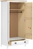 vidaXL Kleiderschrank mit 2 Türen Hill Range Weiß 89 x 50 x 170 cm Kiefer [288950] Bild 3