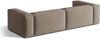 Micadoni Sofa Nuria 5-Sitzer Samt Warmes Grau Bild 3