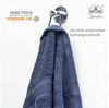 leevitex® Saunatuch Frottee XXL, (2-St), 80 x 200 cm, extra groß & saugfähig, Navyblau/Marine Bild 3