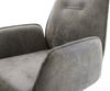 Freischwinger Zoa-Flex Mikrofaser Grau Antik Freischwinger flach Schwarz Taschenfederkern Bild 4