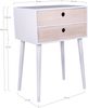 Nachttisch >Rimini< in Weiss, Melamin - 32x65,5x45cm (BxHxT) Bild 4