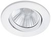 LED Einbaustrahler PAMIR dimmbar rund Ø8,5cm schwenkbar Weiß matt Bild 2