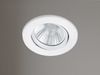 LED Einbaustrahler PAMIR dimmbar rund Ø8,5cm schwenkbar Weiß matt Bild 3