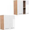 Vicco Küchenschrank Küchenzeile R-Line, Weiß Hochglanz, Hängeschrank 60 cm Bild 5