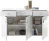 Sideboard Erik / Enrique, Holzwerkstoff, Weiß, 150 x 86 x 42 cm Bild 2