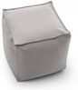 Dmora Aron Pouf, Multifunktionspouf, Relaxsessel aus gepolstertem Stoff, 100 % Made in Italy, 45x45h45 cm, Weiß Bild 4