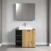 Badezimmer Spiegelschrank Bliss in grau 90 cm Bild 5