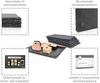 SÄNGER Schieferplatten Set lasiert 6 teilig 22 x16 cm Bild 2