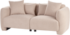 Sofa 3-Sitzer EKENES Bouclé Beige Bild 5