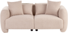 Sofa 3-Sitzer EKENES Bouclé Beige Bild 4