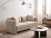 Sofa 3-Sitzer EKENES Bouclé Beige Bild 3