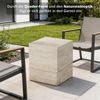 KHG Beistelltisch Garten-Beistelltisch in Beton-Optik aus Magnesiumoxid (Quaderform 200 kg belastbar, wetterfest UV-beständig, 45 x 50 x 45 cm), Extrem belastbar Bild 2