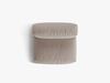 Micadoni Modul Martina 1-Sitzer Strukturierter Stoff Dunkelbeige Bild 4